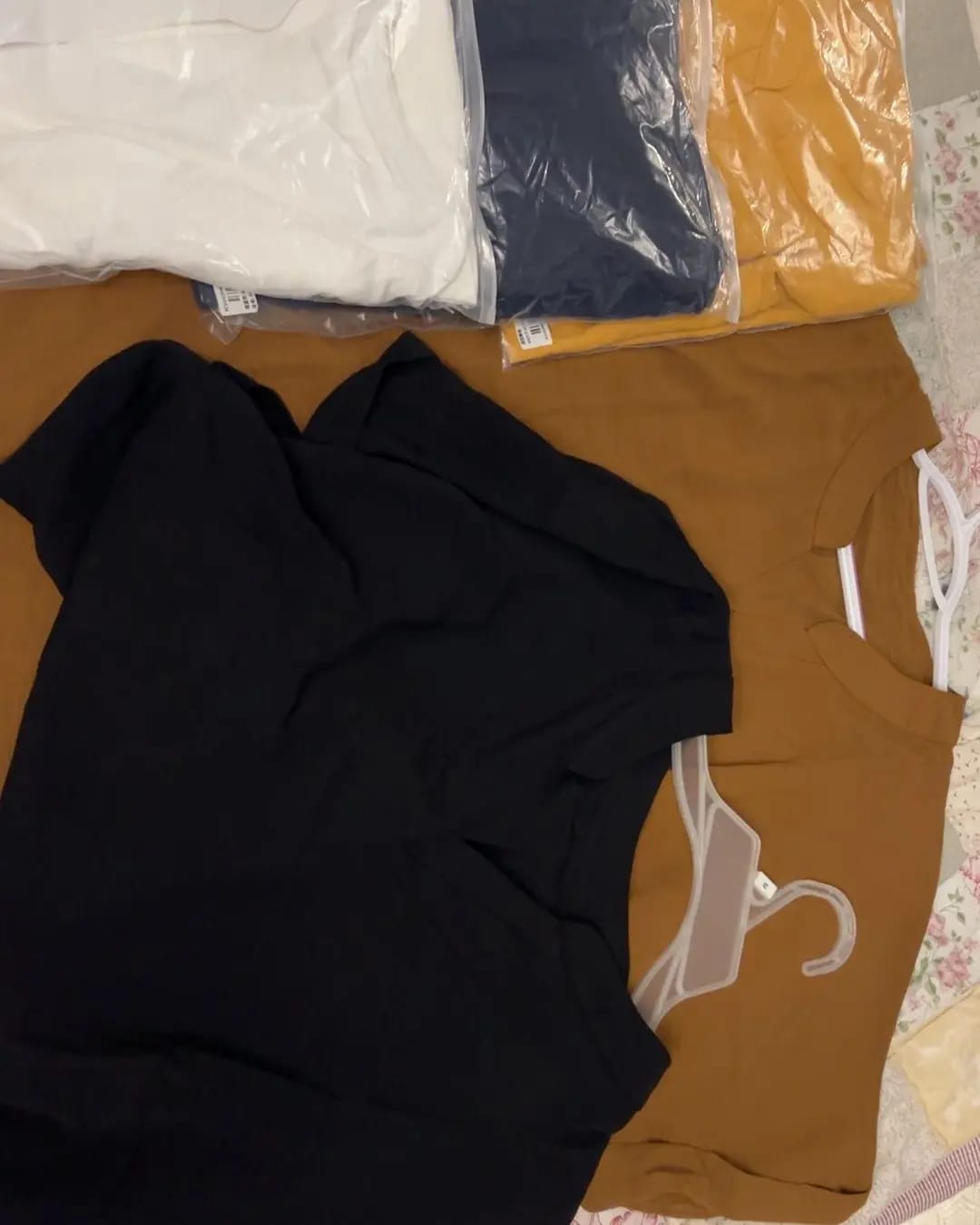 Customer photo review of Loose Solid Color Women's Casual Blouse