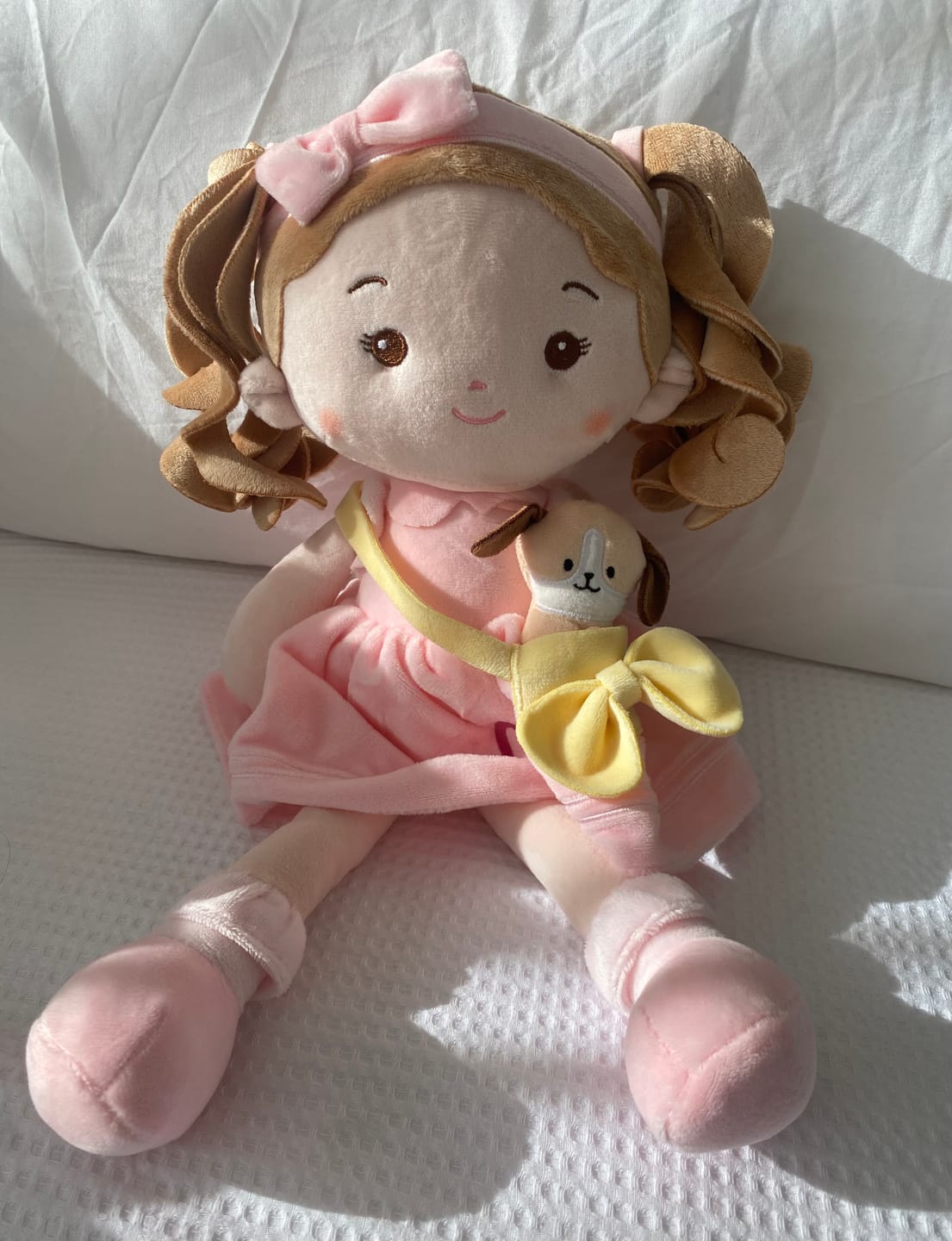 Customer photo review of Personalized Milly Girl & Her Pet