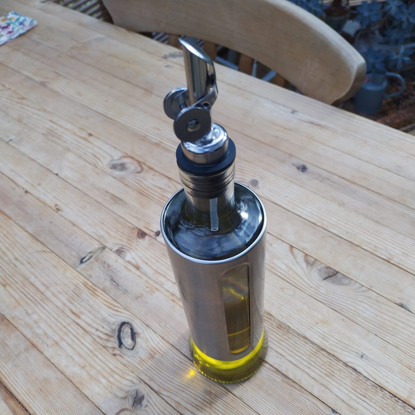 Customer photo review of Oil Bottle Replacement Pourer