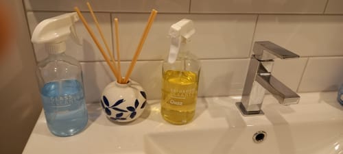 Customer photo review of Dazz Bathroom Cleaner [Refill Tablets]