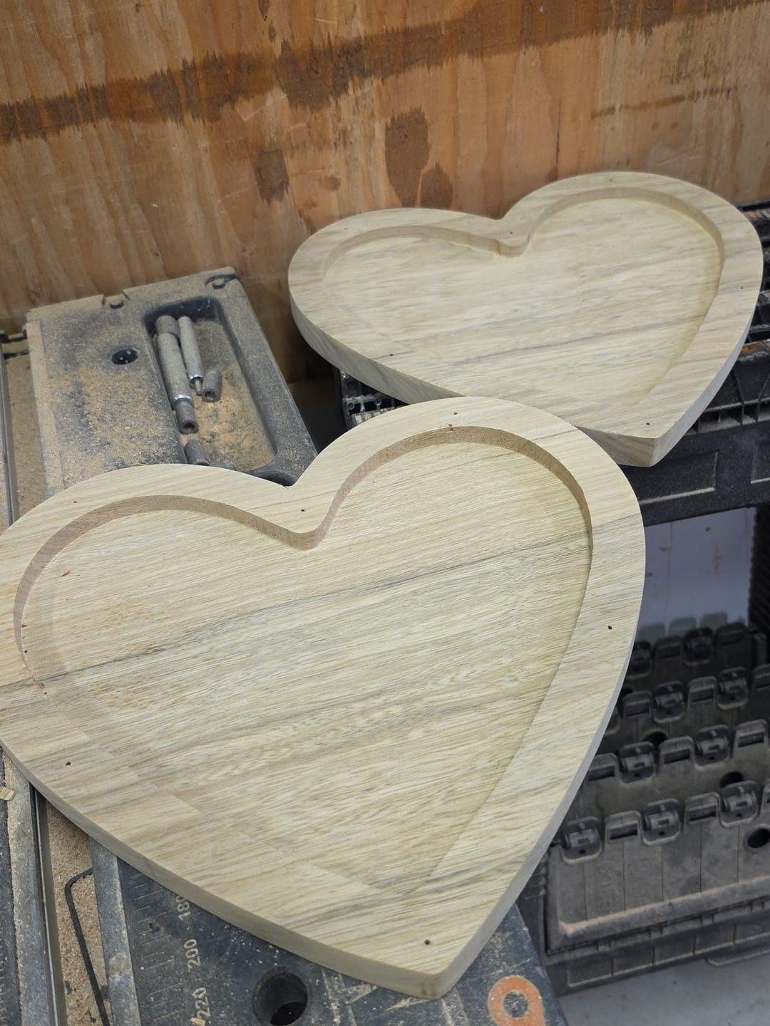 Customer photo review of Unfinished Wood Heart Border Silhouette | Valentine's Day | Wedding | DIY Craft Cutout | Up to 46" DIY