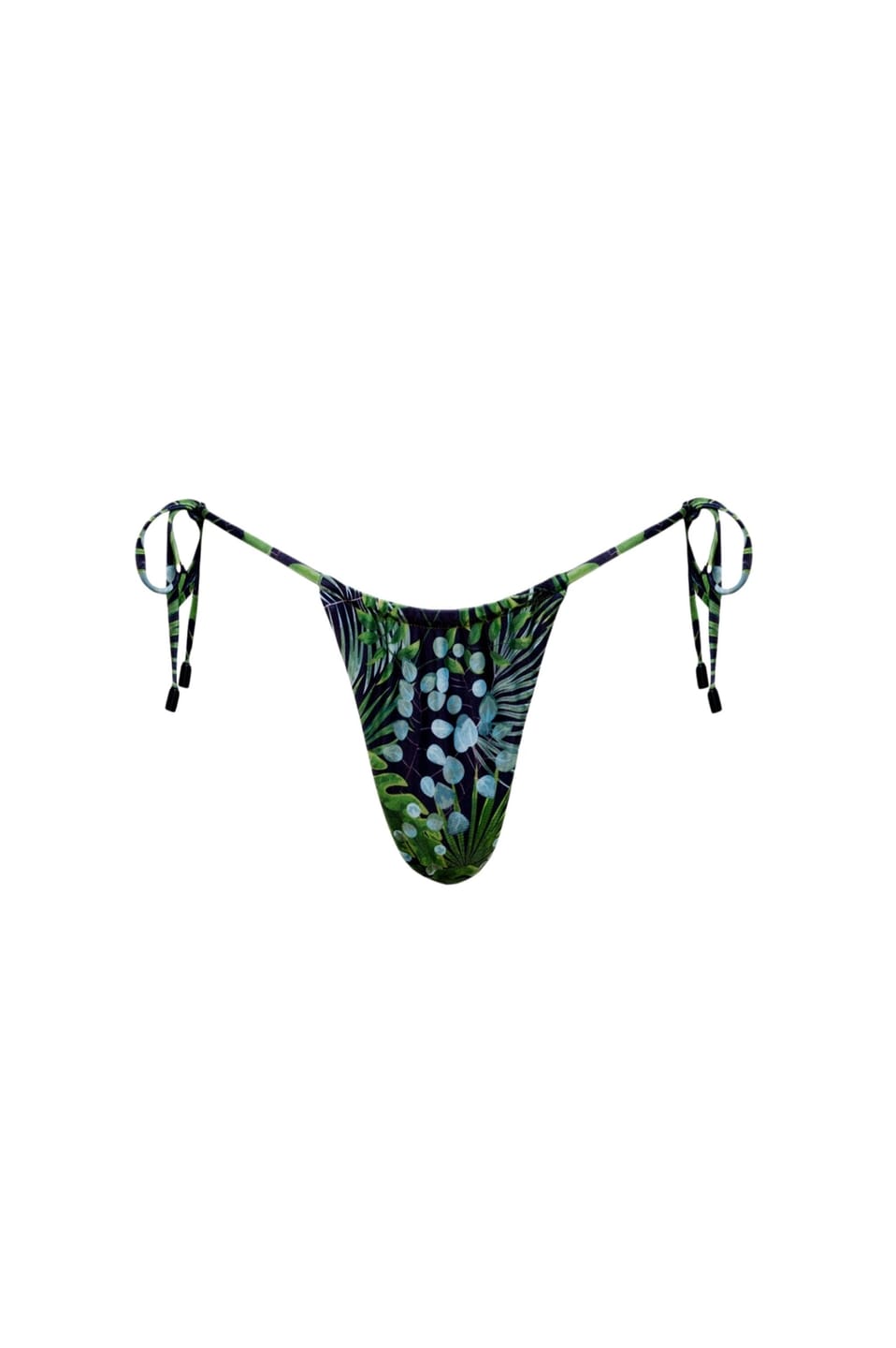 Customer photo review of Waikiki Side Tie Bikini Bottom – Green Palm