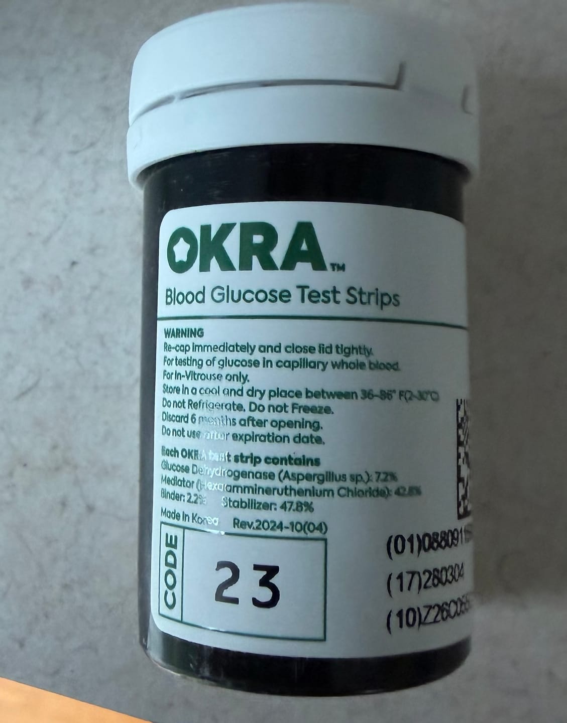 Customer photo review of OKRA Refill Kit (for 100 tests)