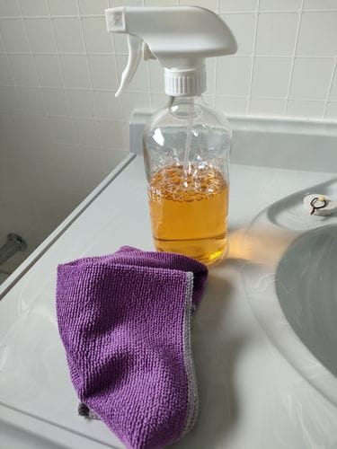Customer photo review of Dazz Bathroom Cleaner [Refill Tablets]