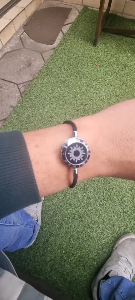 Customer photo review of Pulseras Sol y Luna (2 unidades)