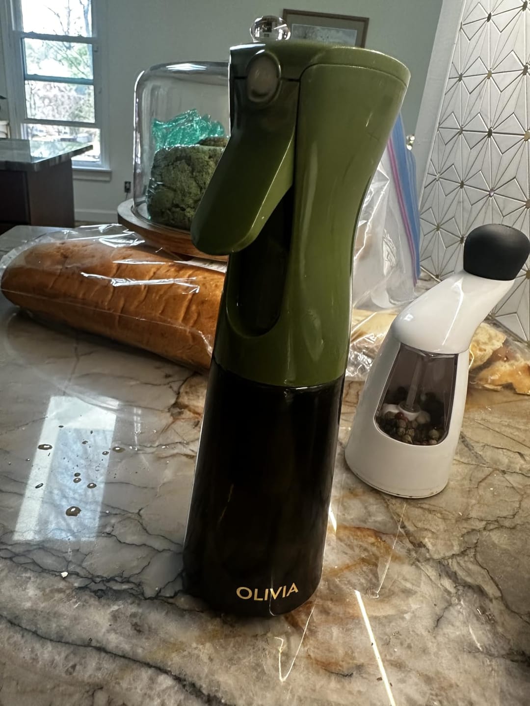 Customer photo review of Olivia Signature Kitchen Sprayer 200ml – Olive Green