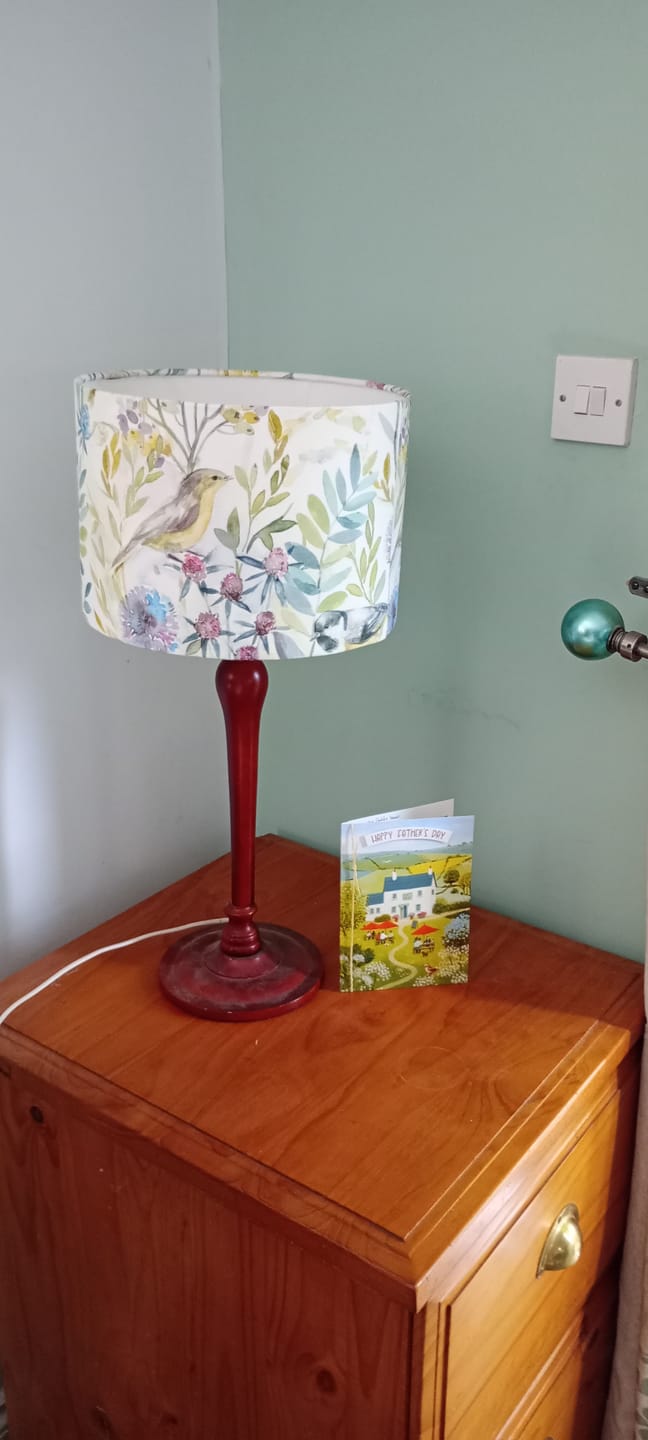 Customer photo review of Morning Chorus Lampshade