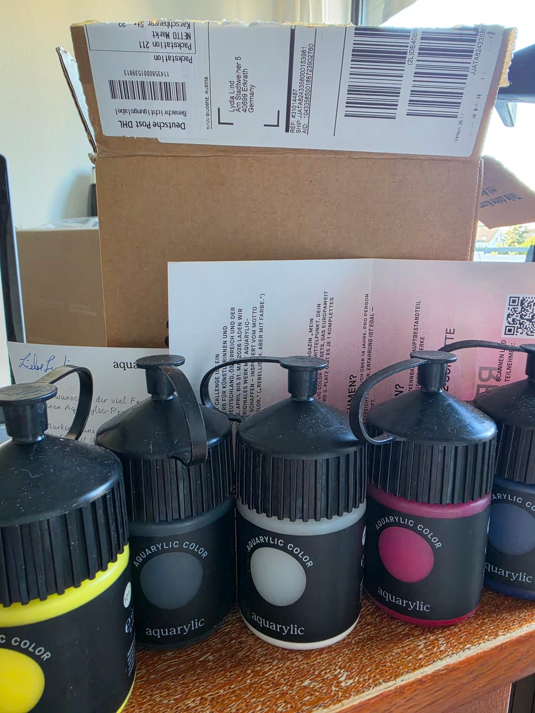 Customer photo review of Aquarylic Color Starter Set