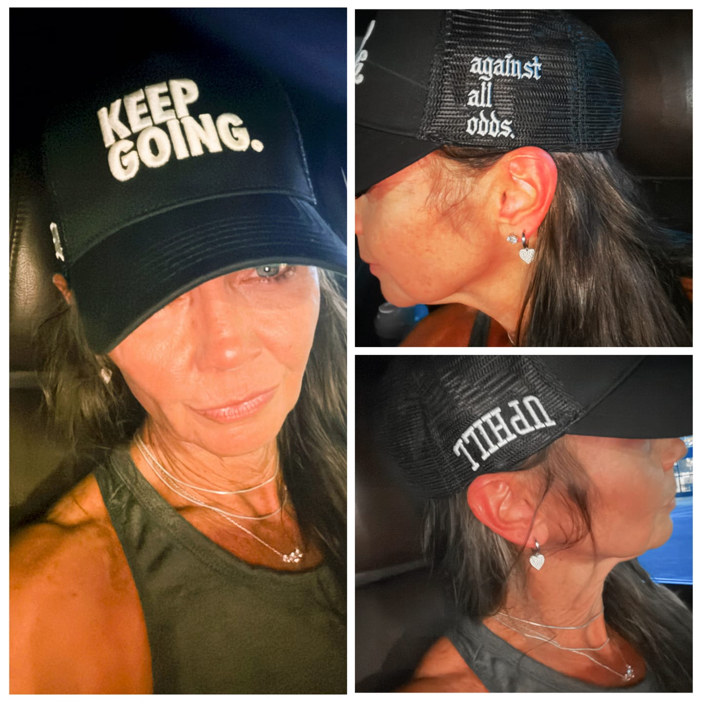 Customer photo review of KEEP GOING BLACK (Trucker)