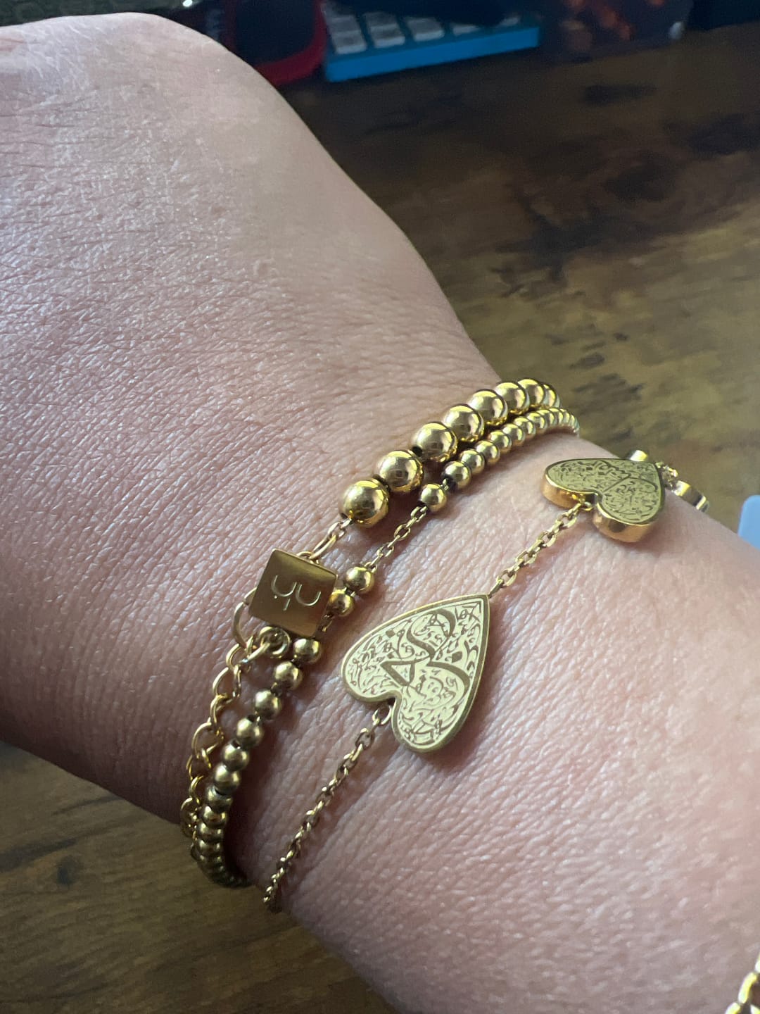 Customer photo review of Hubb Nafsak Awwal Bracelet v3 | Love Yourself First