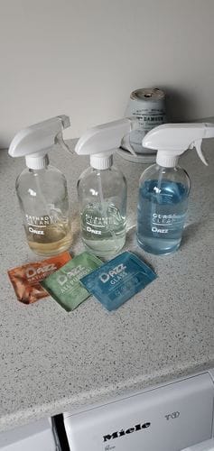 Customer photo review of Dazz Window & Glass Cleaner [Refill Tablets]