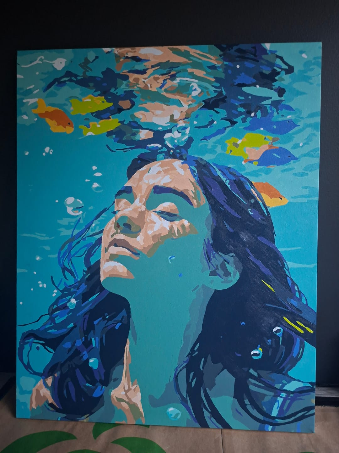Customer photo review of A Quiet Beneath | Paint by Number