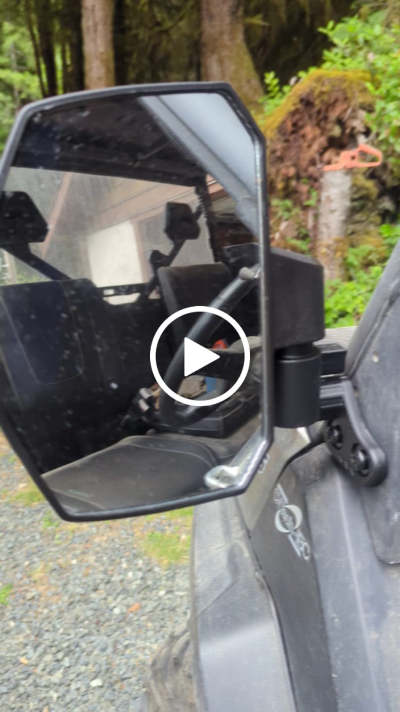 Customer video review of UTV Side Mirrors For CFMOTO UFORCE 1000/1000XL 2019-2025