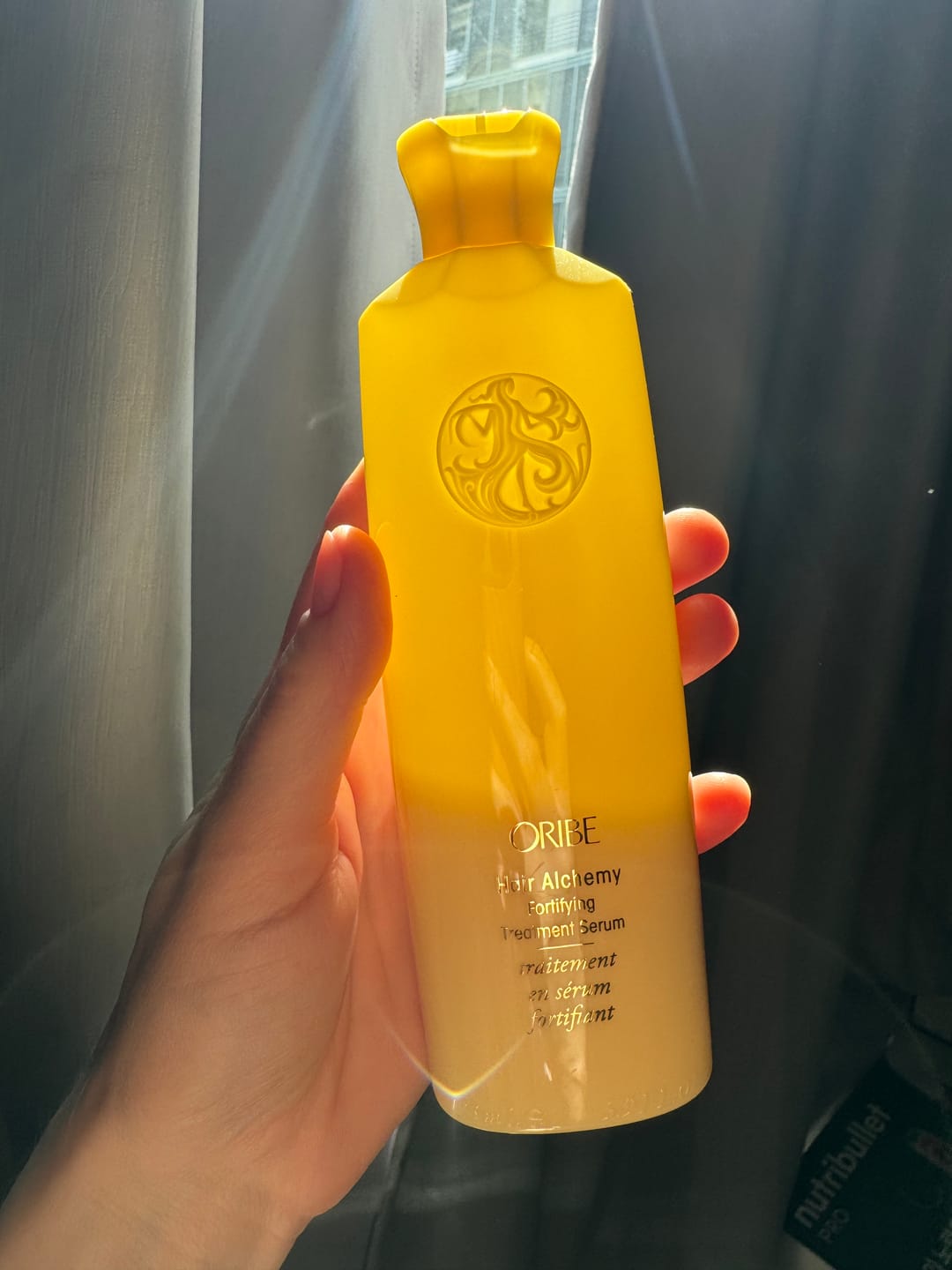 Customer photo review of Hair Alchemy Fortifying Treatment Serum