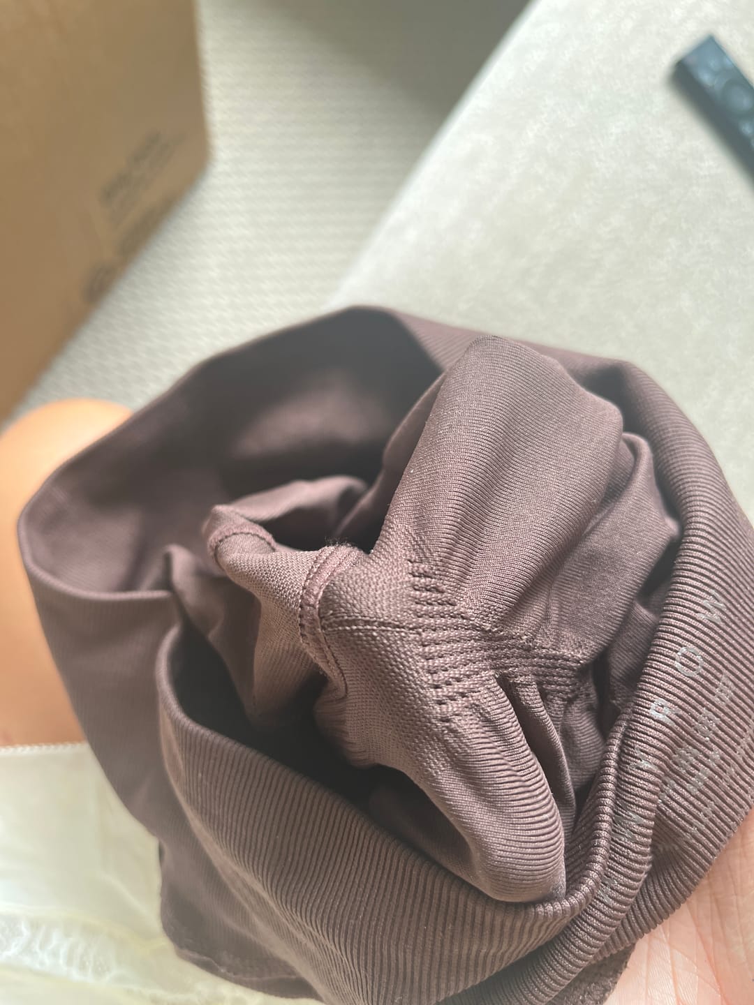 Customer photo review of Core Seamless Tights - Cocoa