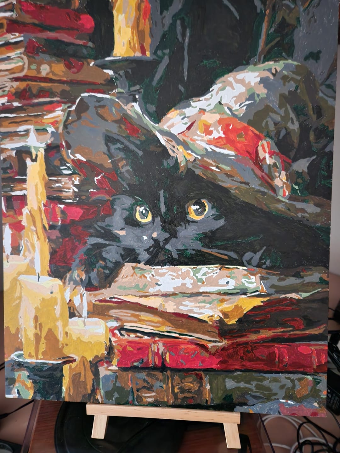 Customer photo review of Spells keeper | Paint by Number