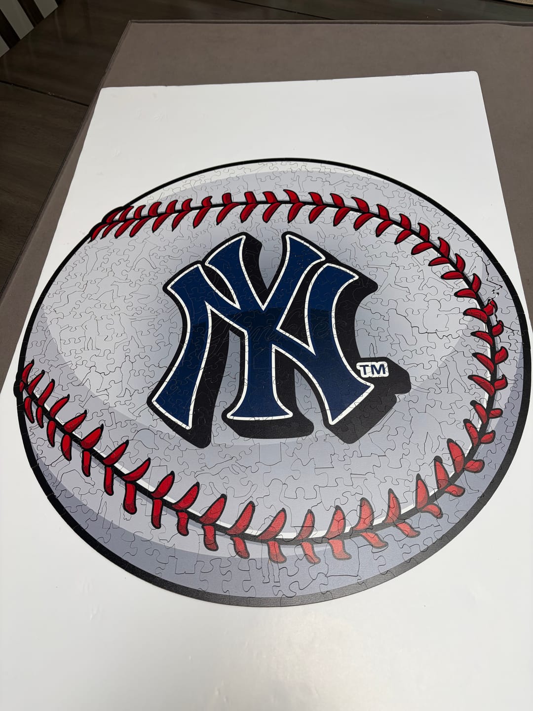 Customer photo review of New York Yankees™ Baseball Wooden Puzzle