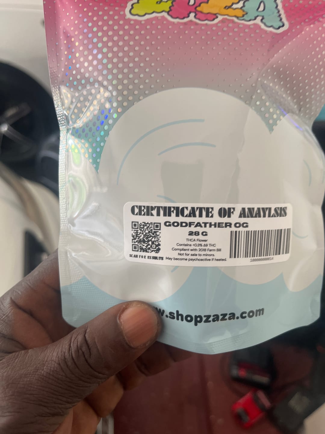 Customer photo review of Godfather OG - 28 Grams - Indica