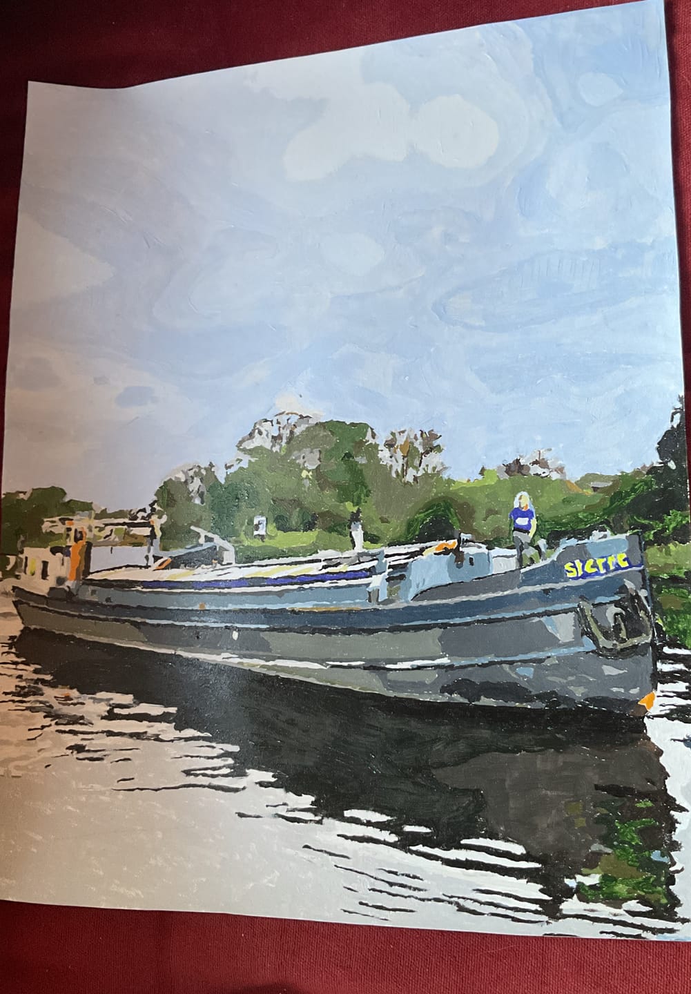 Customer photo review of Eigen Foto | Schilderen op nummer