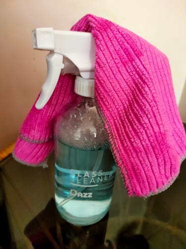 Customer photo review of Dazz Window & Glass Cleaner [Refill Tablets]