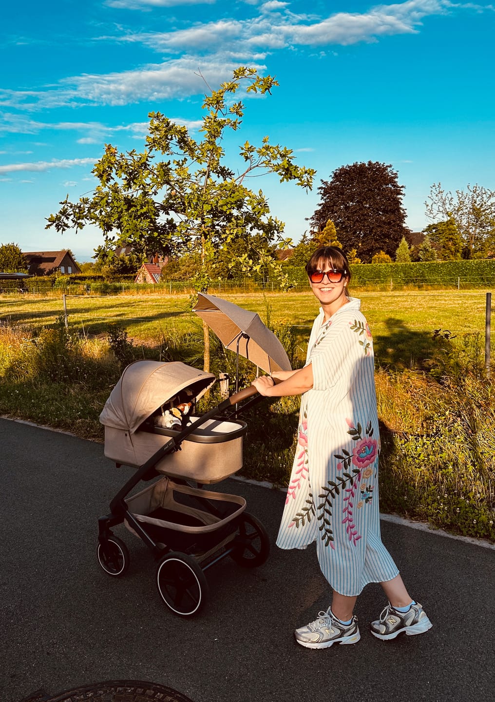 Customer photo review of AMALFI BLOOM DRESS