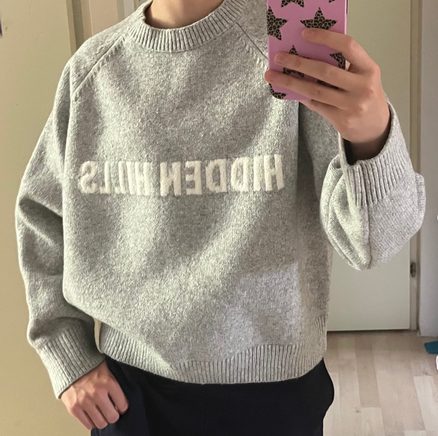 Avis client avec photo sur le PULL EN MAILLE GRIS CLAIR