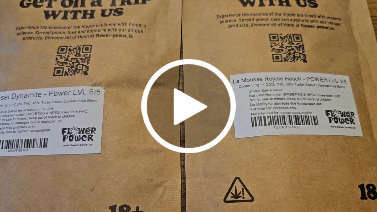 Customer video review of 🍃 Blütenmix - POWER LVL: 4/5