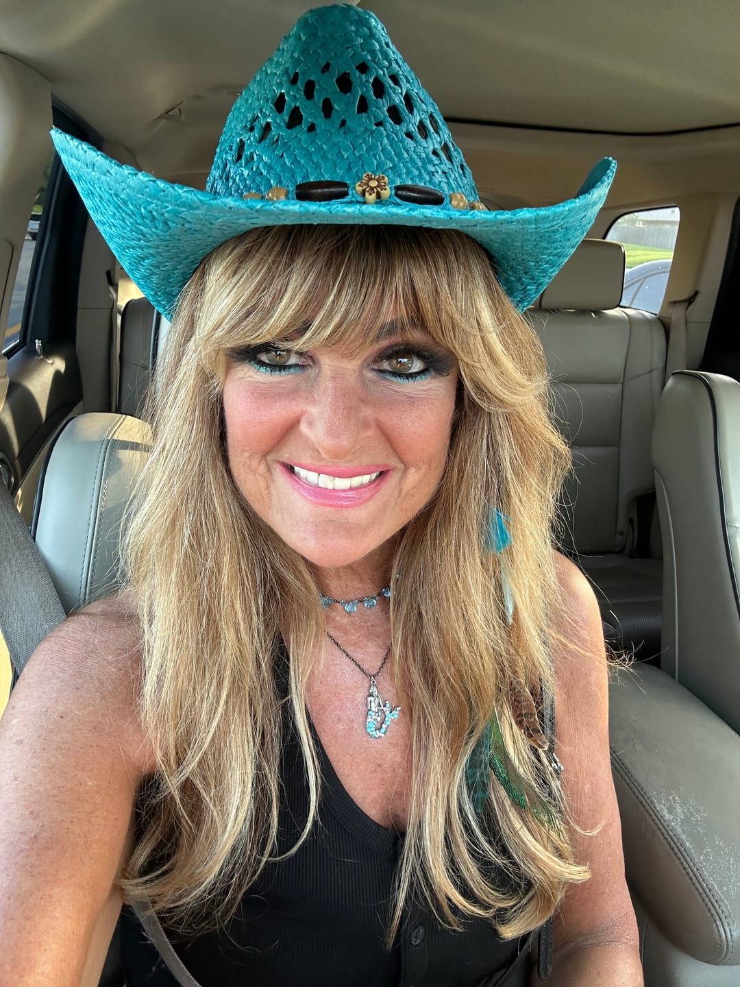 Customer photo review of Montgomery Cowboy Straw Hat