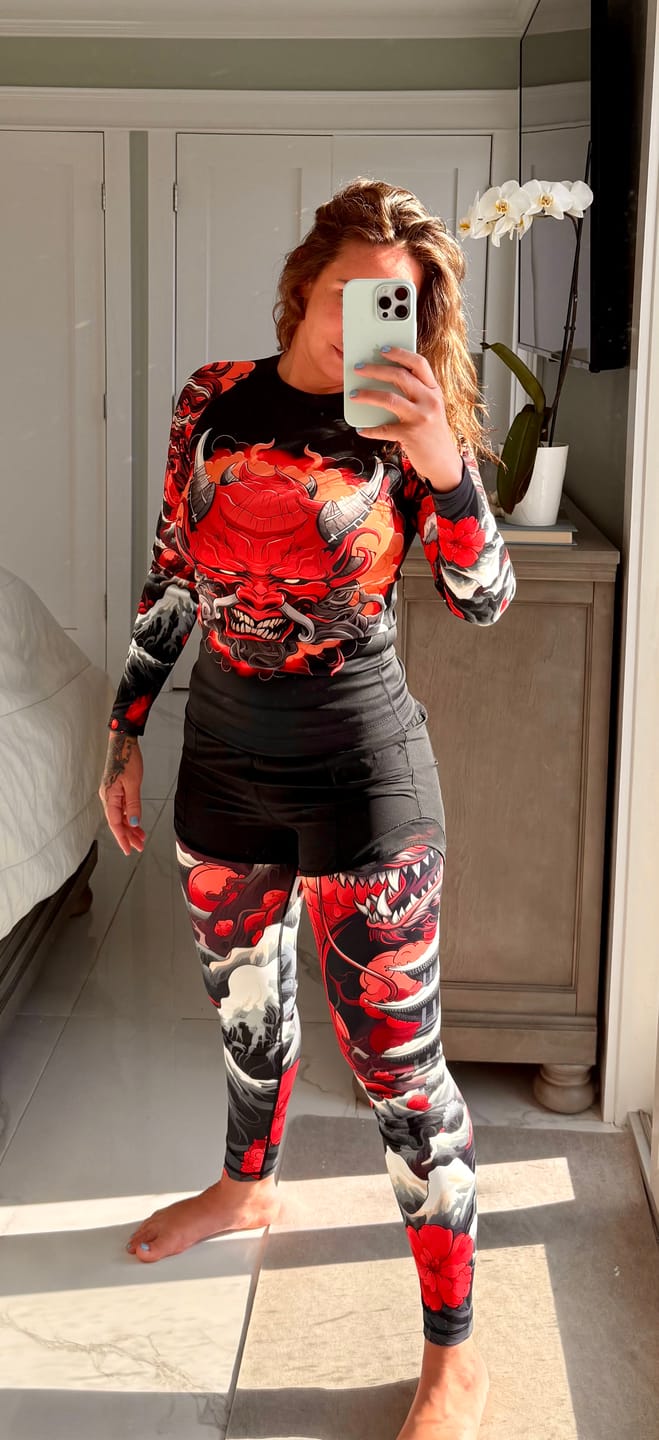 Customer photo review of KAIDO DRAGON WOMEN LEGGINGS