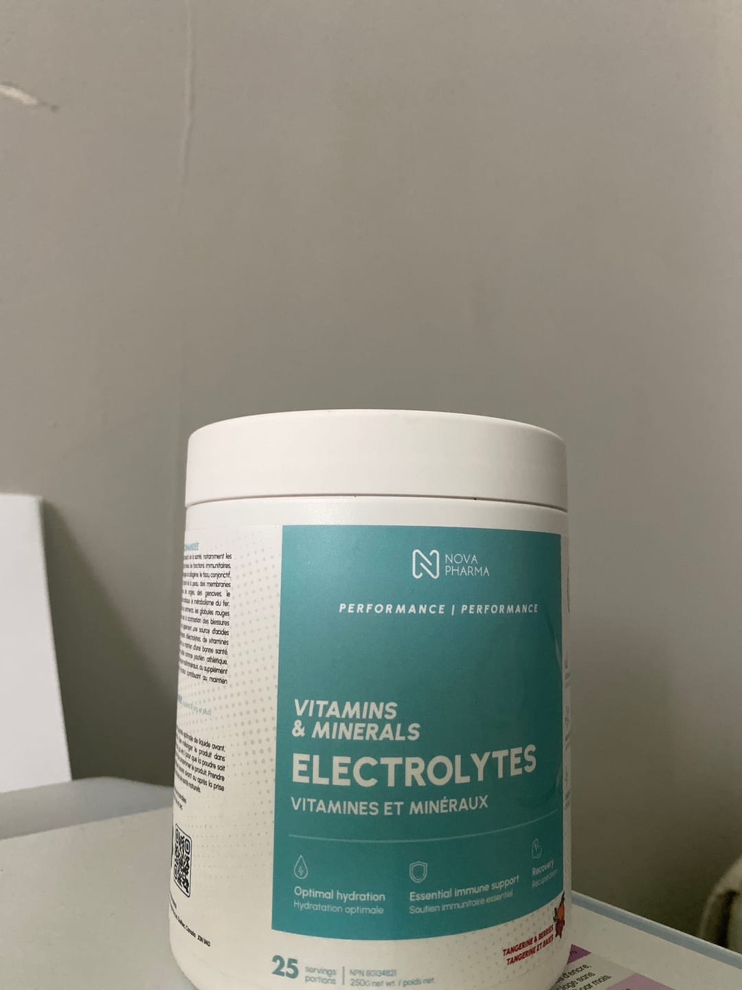 Customer photo review of Nova Pharma - Électrolytes - 250g