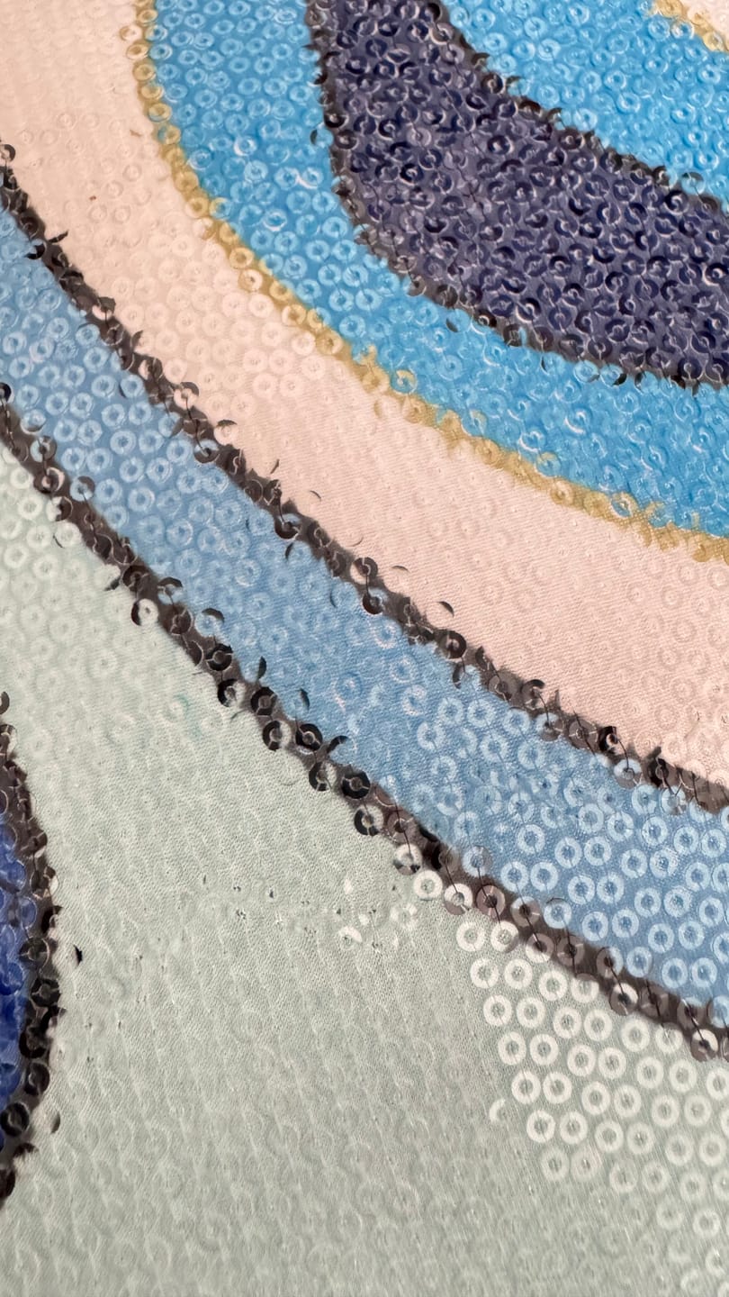Customer photo review of Print Your Own Pattern on Fabric – Multiple Fabric Options, Sold by Metre