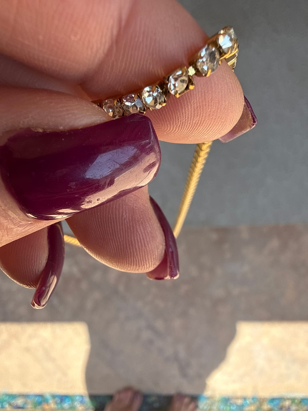 Customer photo review of Monaco Tennis Necklace (Bundle)