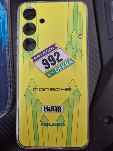 Kundenbewertung mit Foto zu Grello Porsche GT Livery - Individuelle Handyhülle für Samsung