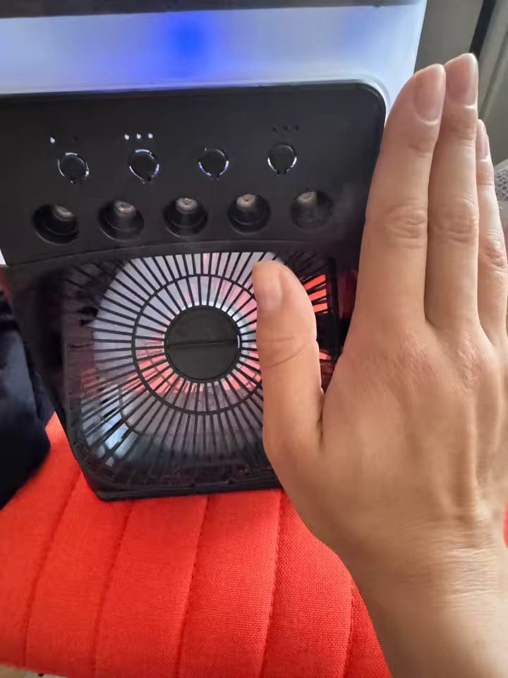 Customer photo review of ClimaFlow™ – Ventilateur Rafraîchissant 3-en-1 Portable