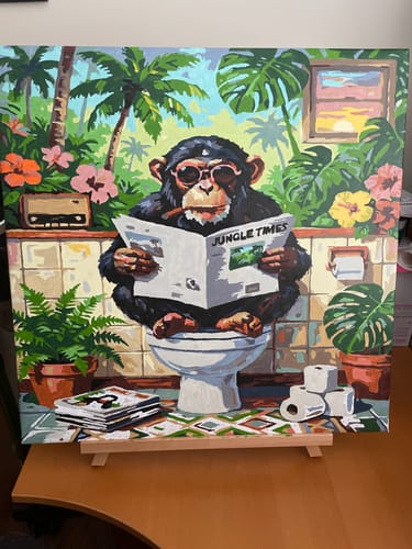 Customer photo review of Tropical Toilet Reader