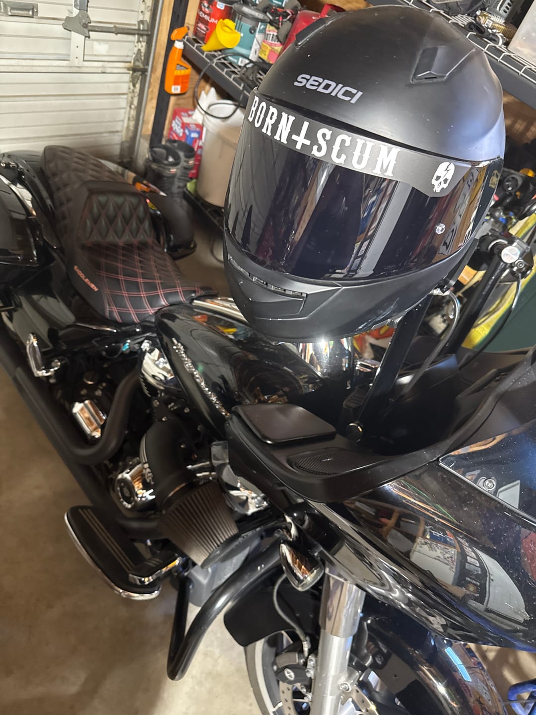 Customer photo review of INVERTED LOGO HELMET VISOR