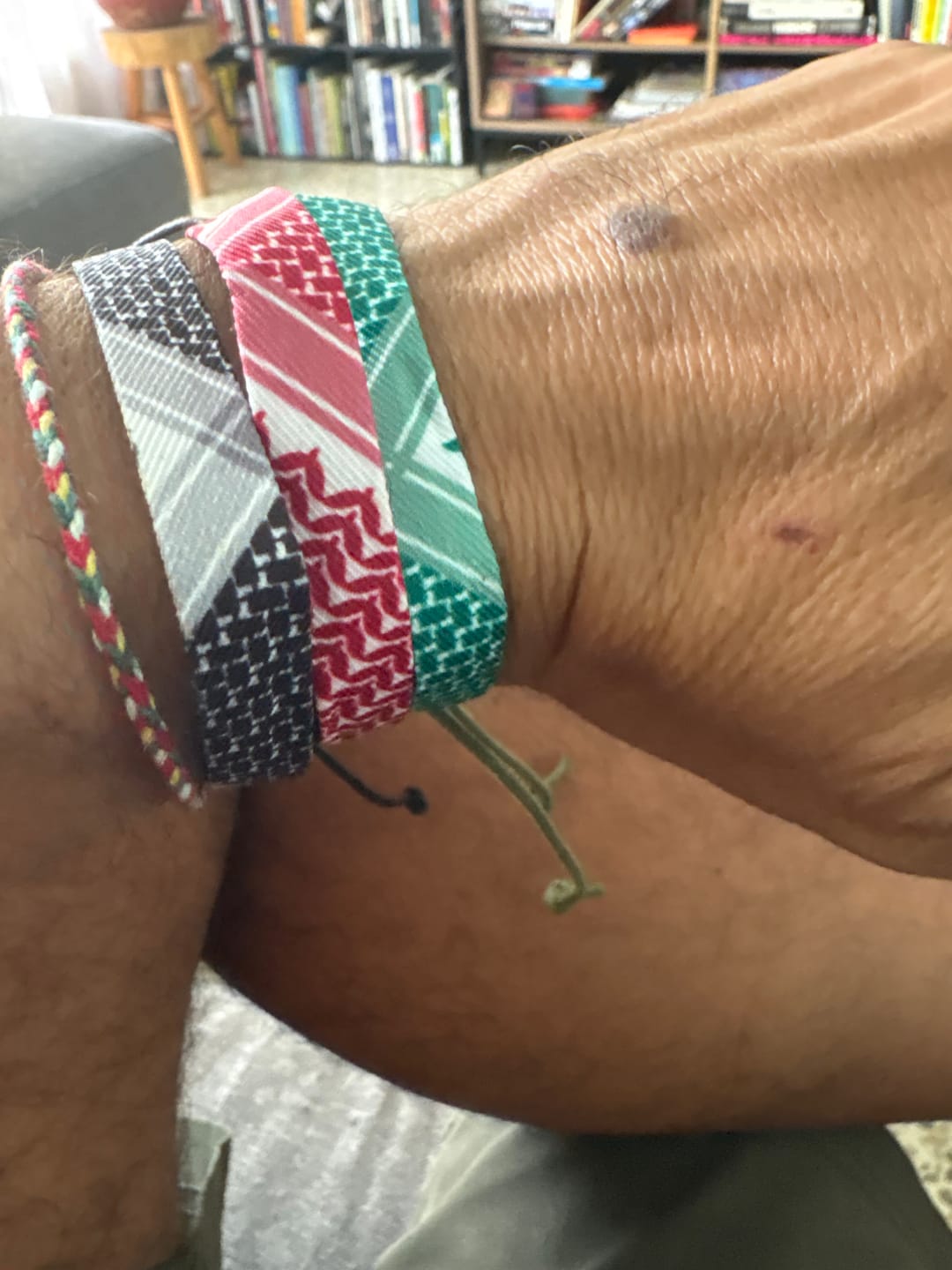 Customer photo review of Keffiyeh Bracelet