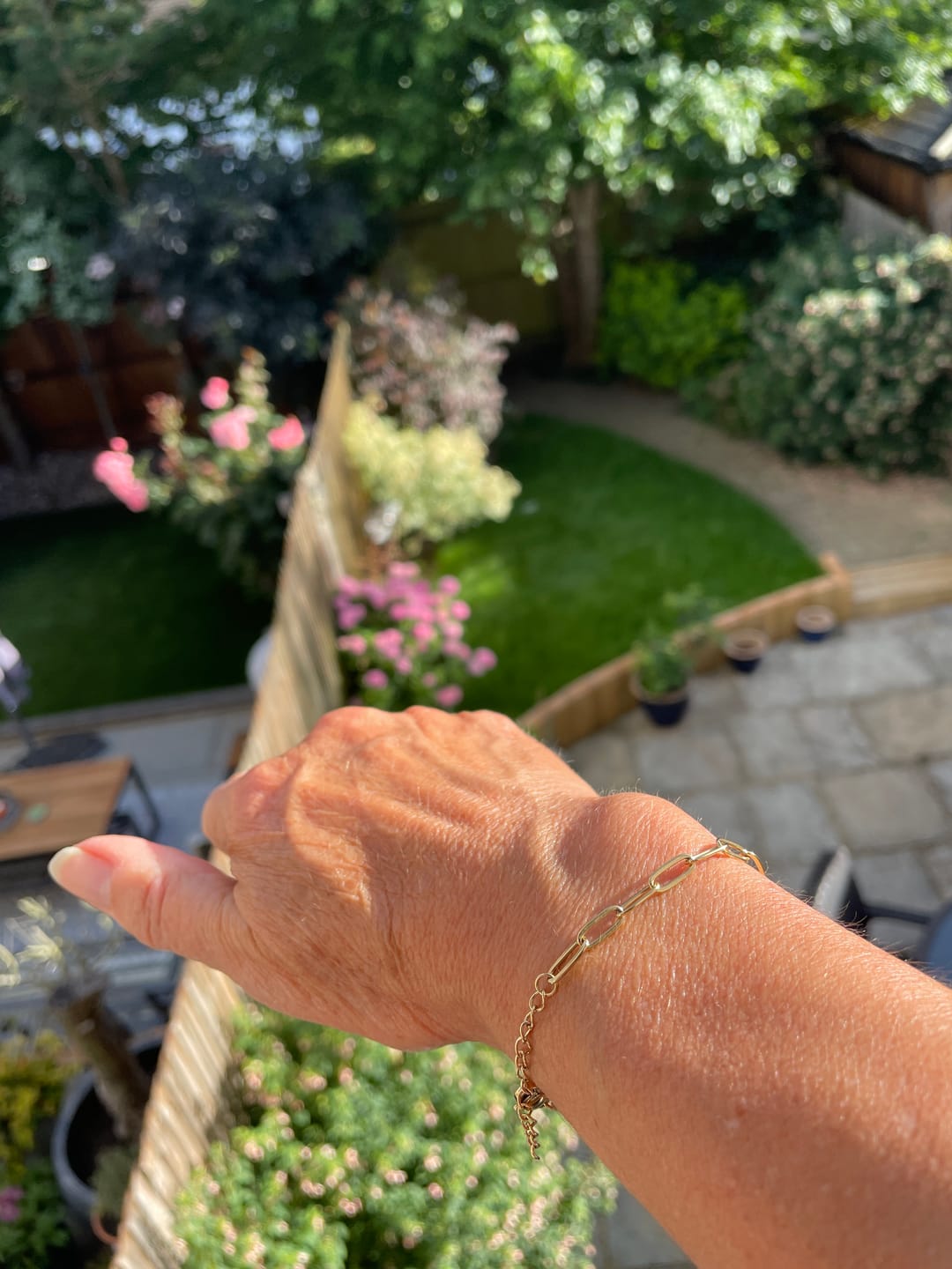 Customer photo review of Paperclip Bracelet