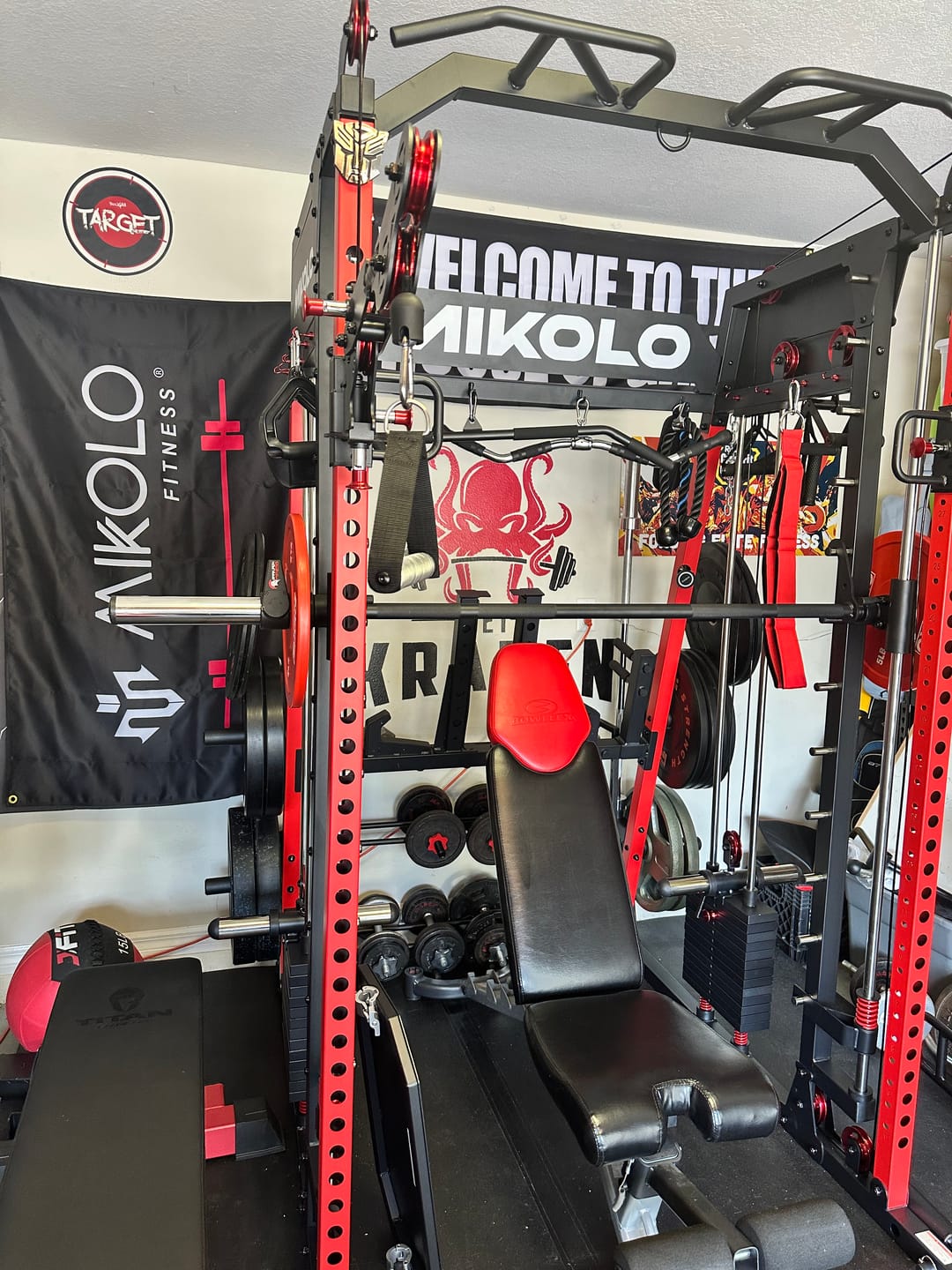 Customer photo review of 3D Pivot Arms Rack Attachment for M4-2.0