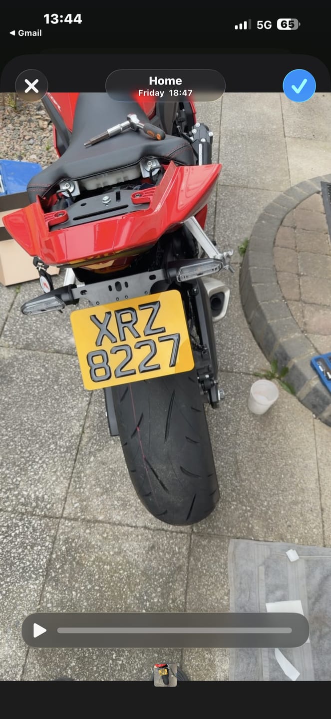 Customer photo review of Honda CBR650R / CB650R