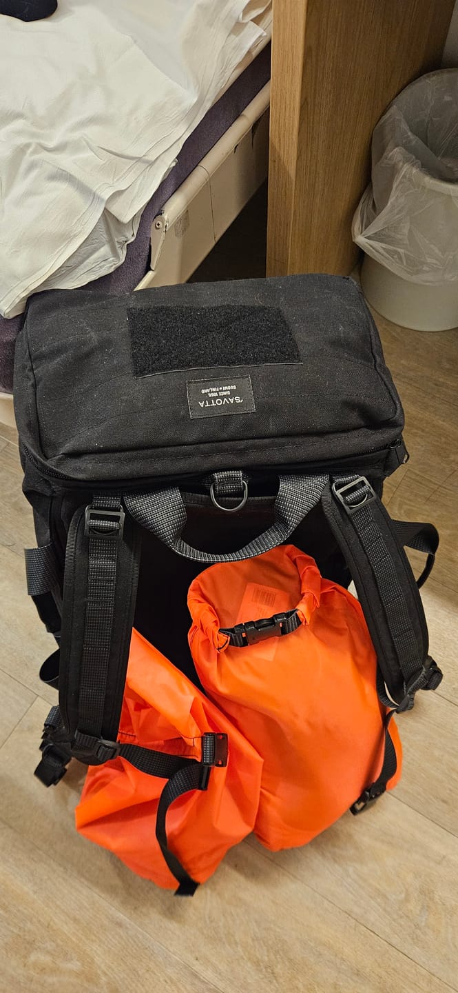 Customer photo review of Rolltop stuffsack, 210D
