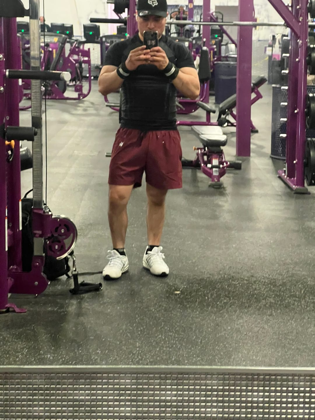 Customer photo review of 1052 - Reflective Fitness Shorts