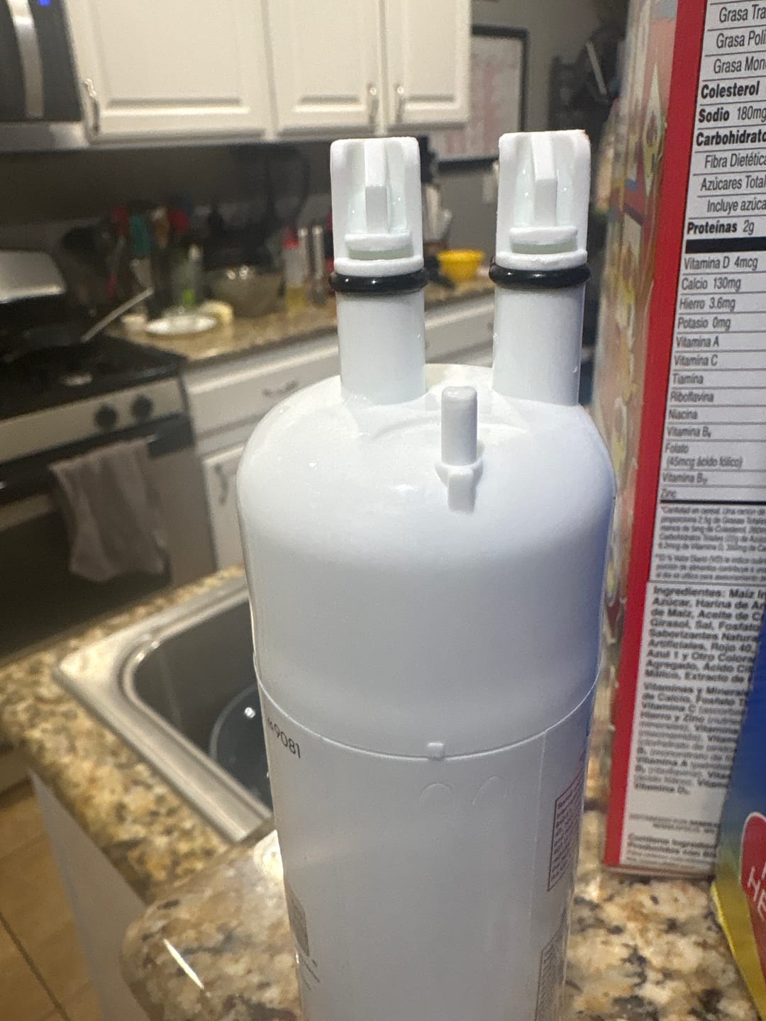 Customer photo review of Kenmore Refrigerator Water Filter 9081 Replacement, Kenmore 46-9081 Filter
