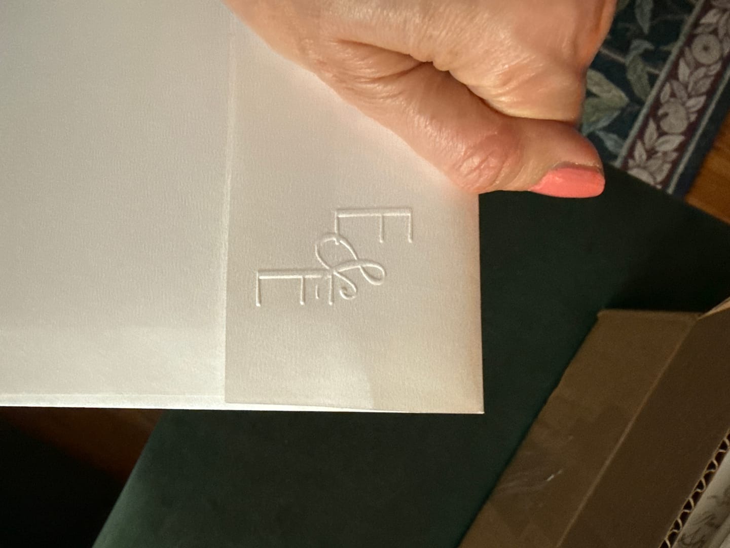 Customer photo review of Monogram Embosser