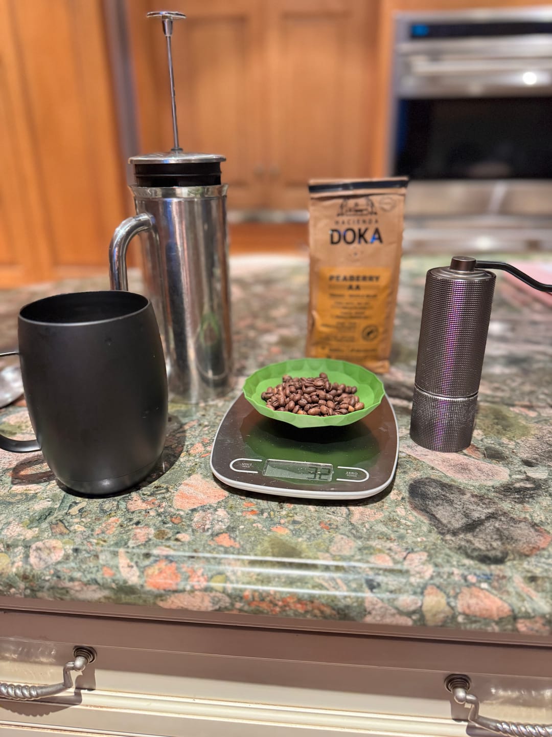 Customer photo review of Café Hacienda Doka Peaberry AA