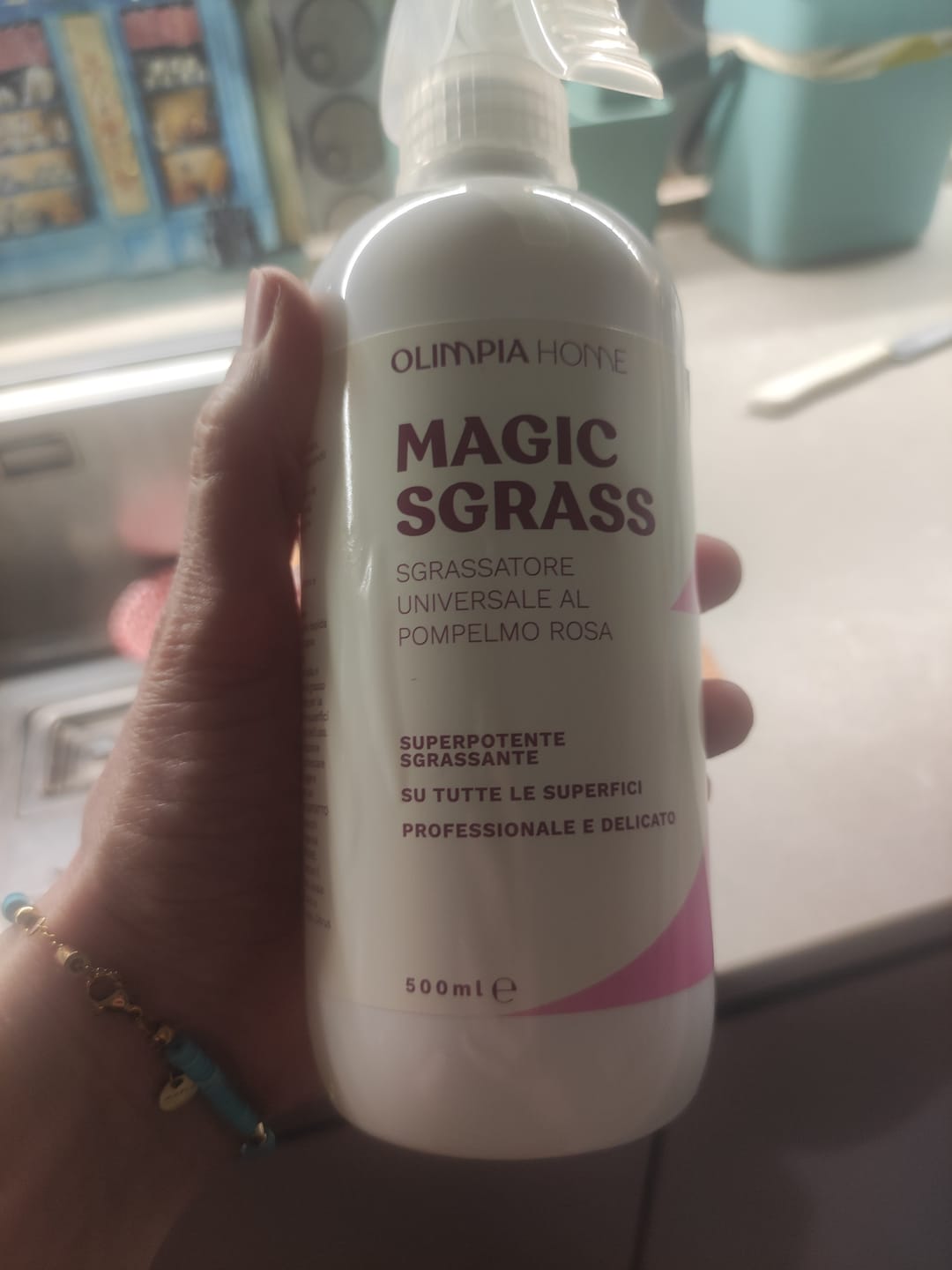 Customer photo review of Magic Sgrass Universale Ml.500 - Sgrassatore al Pompelmo Rosa