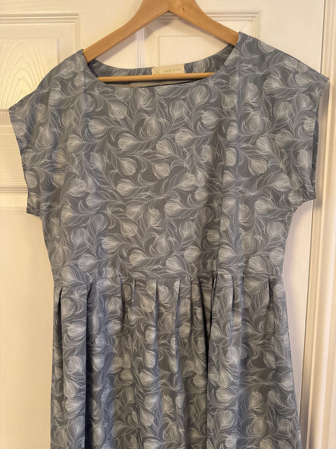 Customer photo review of Delicate Fern Rose & Hubble Cotton Poplin Fabric