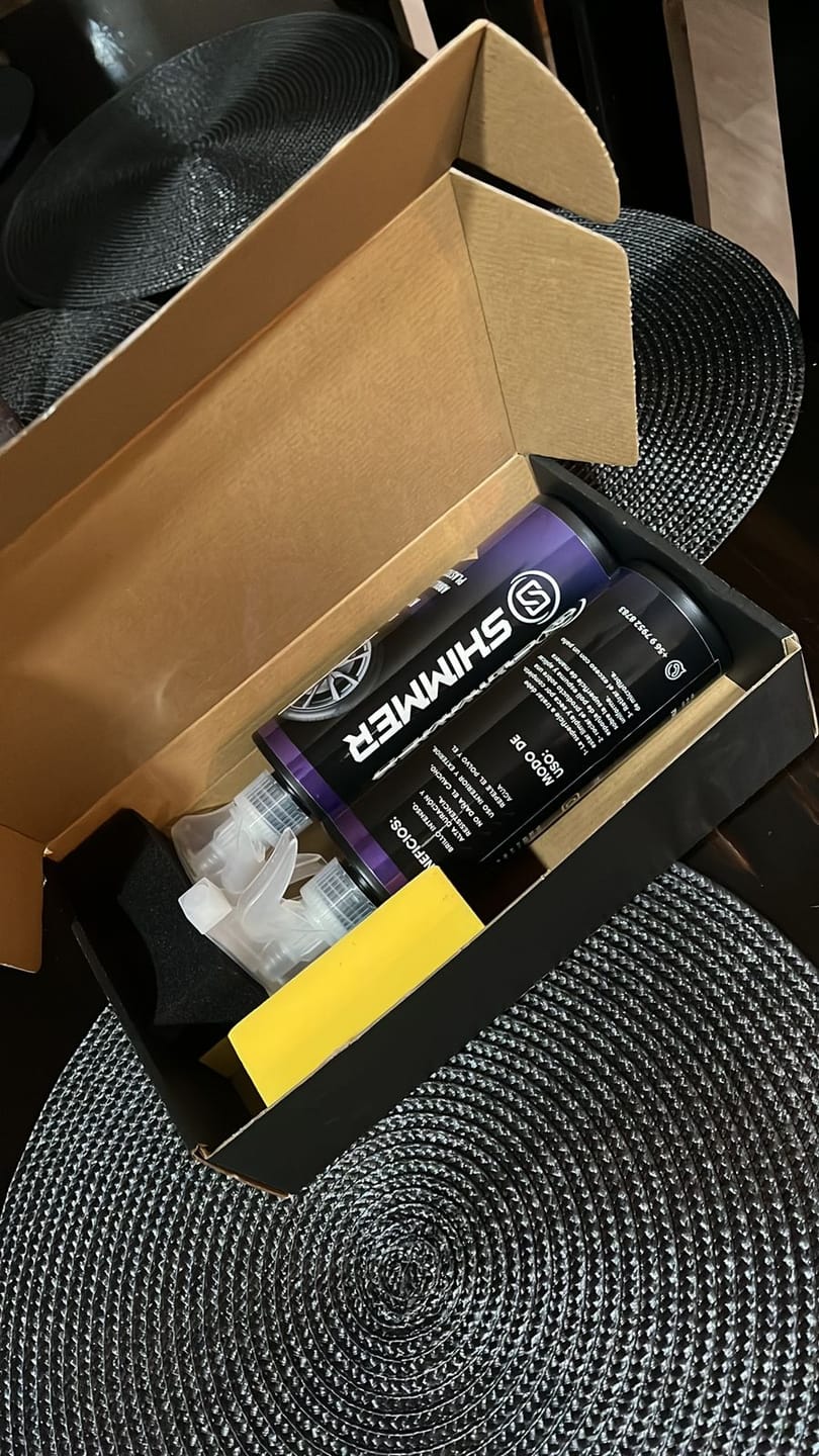 Customer photo review of BLACK KNIGHT - Abrillantador de Plásticos y Gomas