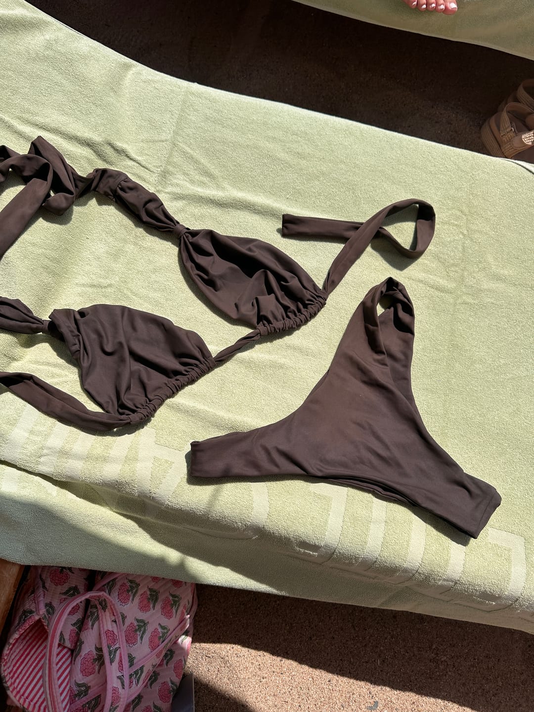 Customer photo review of Poppy Brief - Espresso