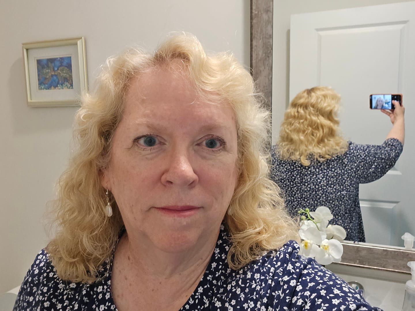 Customer photo review of Blueberry Fields Shampoo & Conditioner Bundle
